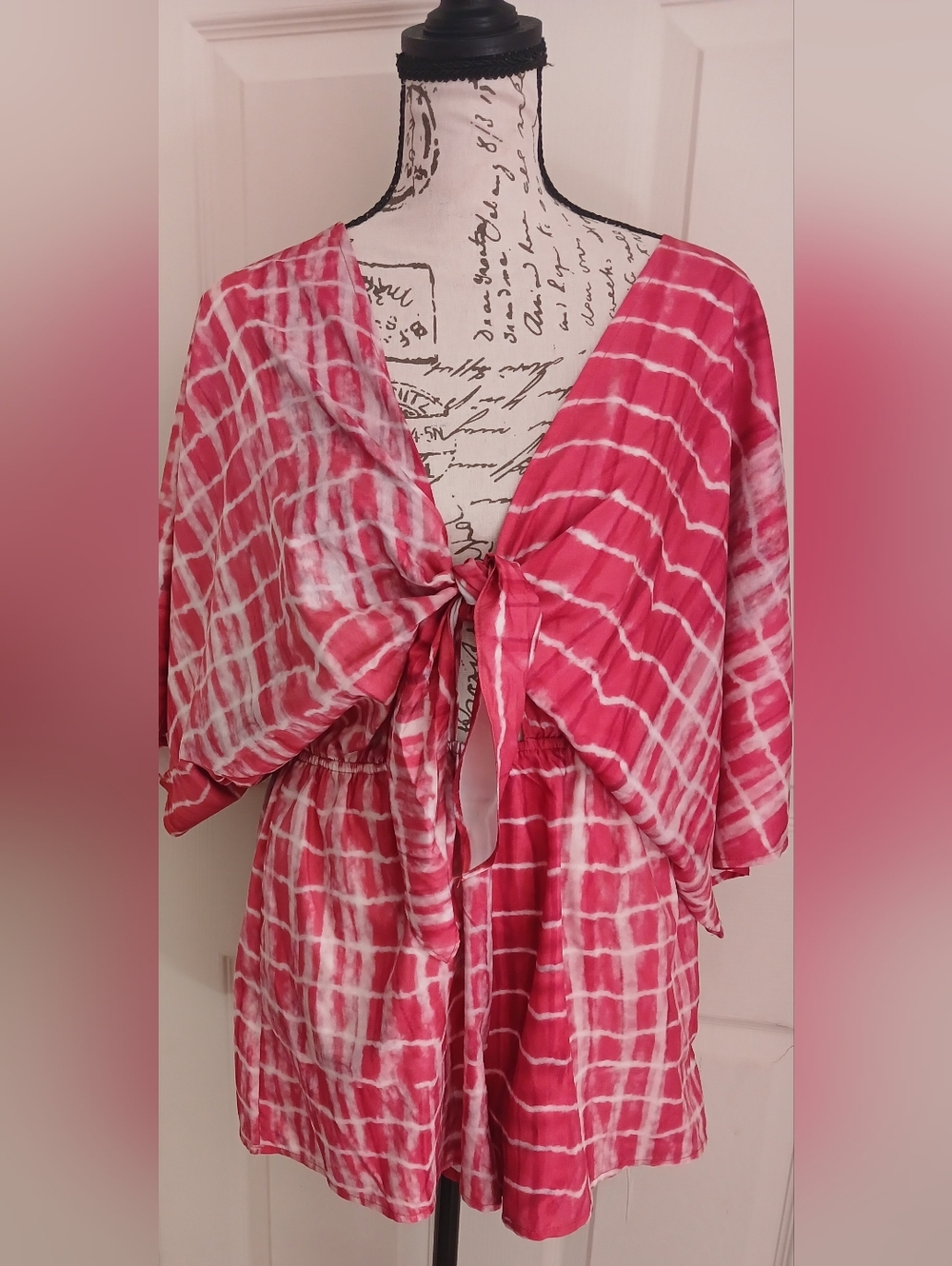 NWT Cupshe Tie Romper/ Beach Coverup